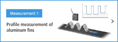 A- Measurement 1 Profile measurement of aluminium fins
