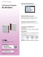 BL-180 Series CCD Barcode Reader Catalogue