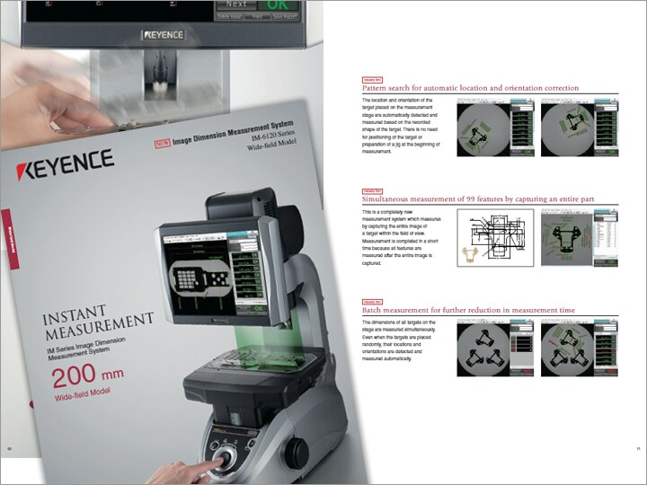 IM Series Image Dimension Measuring System Wide field of view type Catalogue (English)