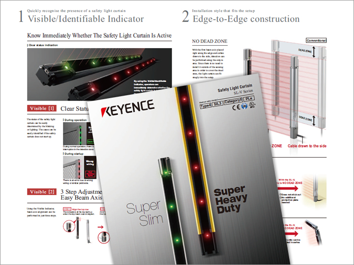 SL-V Series Safety Light Curtain catalogue (English)