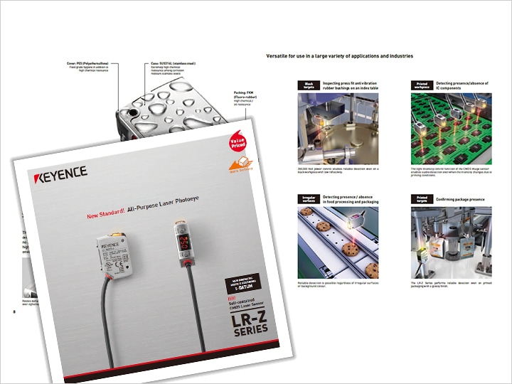 LR-Z Series Self-contained CMOS Laser Sensor catalogue (English)