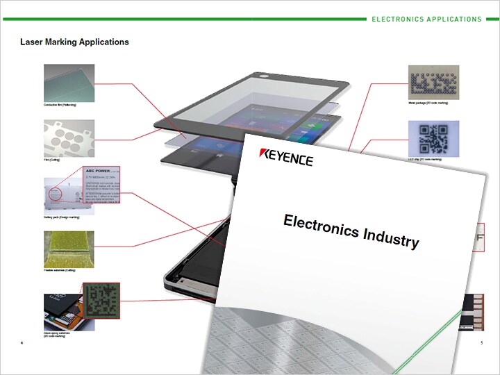 Introduction example of Laser marker [For Electronic parts industry] (English)