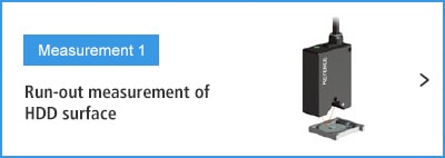 A- Measurement 1 Run-out measurement of HDD surface