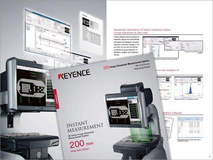 IM Series Image Dimension Measuring System Wide field of view type Catalogue (English)