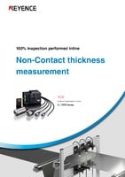 CL-3000 Series Confocal Displacement Sensor: Non-Contact thickness measurement