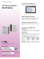 BL-180 Series CCD Barcode Reader Catalogue