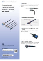 EZ Series Three-wire self contained amplifier proximity sensors Catalogue