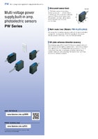 PW Series Multi-voltage power supply,built-in amp.photoelectric sensors Catalogue