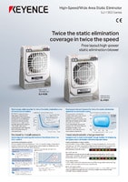 SJ-F300 Series High-Speed/Wide Area Static Eliminator Leaflet