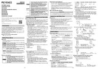 KV-8000 Series Extension Unit [KV-CA02] Dedicated Camera[KV-CA1H/KV-CA1W/KV-CAC1H/KV-CAC1R] Instruction Manual
