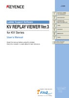 KV REPLAY VIEWER Ver.3 for KV Series User's Manual