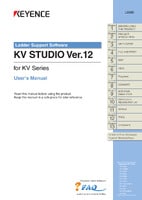 KV STUDIO User's Manual Ver.12 for KV Series