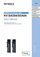KV-SAD04/SDA04 User's Manual