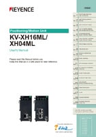 KV-XH16ML/XH04ML User's Manual