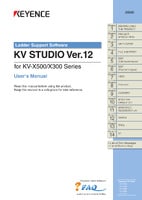 KV STUDIO Ver.12 for KV-X Series User's Manual