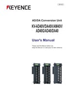 KV-AD40x/DA40x/AM40V User's Manual (English)