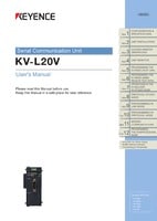 KV-L20V User's Manual (English)