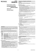 KV-5500/5000/3000/1000/700 Series Special Unit Instruction Manual (English)