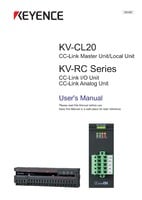 KV-CL20/RC Series User's Manual (English)