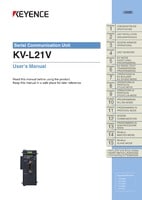 KV-L21V User's Manual (English)