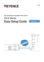 CV-X Series Easy Setup Guide Control/Communication PLC-Link (SYSMAC CJ Series) (English)