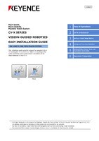 CV-X Series Robot Vision System Quick Introduction Guide (On-hand 1 camera pick/place) (English)