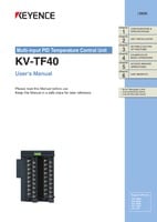 KV-TF40 User's Manual