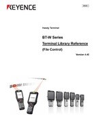 BT-W Series Terminal Library Reference - File Control Ver.4.40