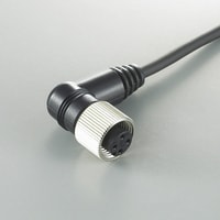 OP-75722 - Connector Cable M12, L-shaped, 2 m, PVC