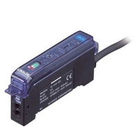 Fibre Amplifier, Cable Type, Main Unit, NPN - FS-M1 | KEYENCE 