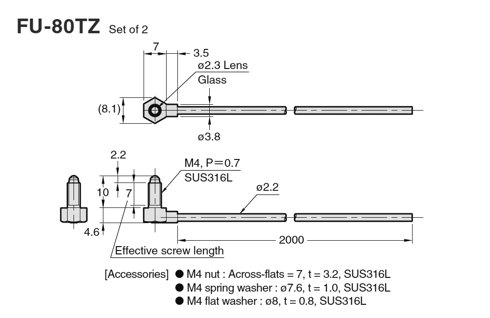 FU-80TZ Dimension