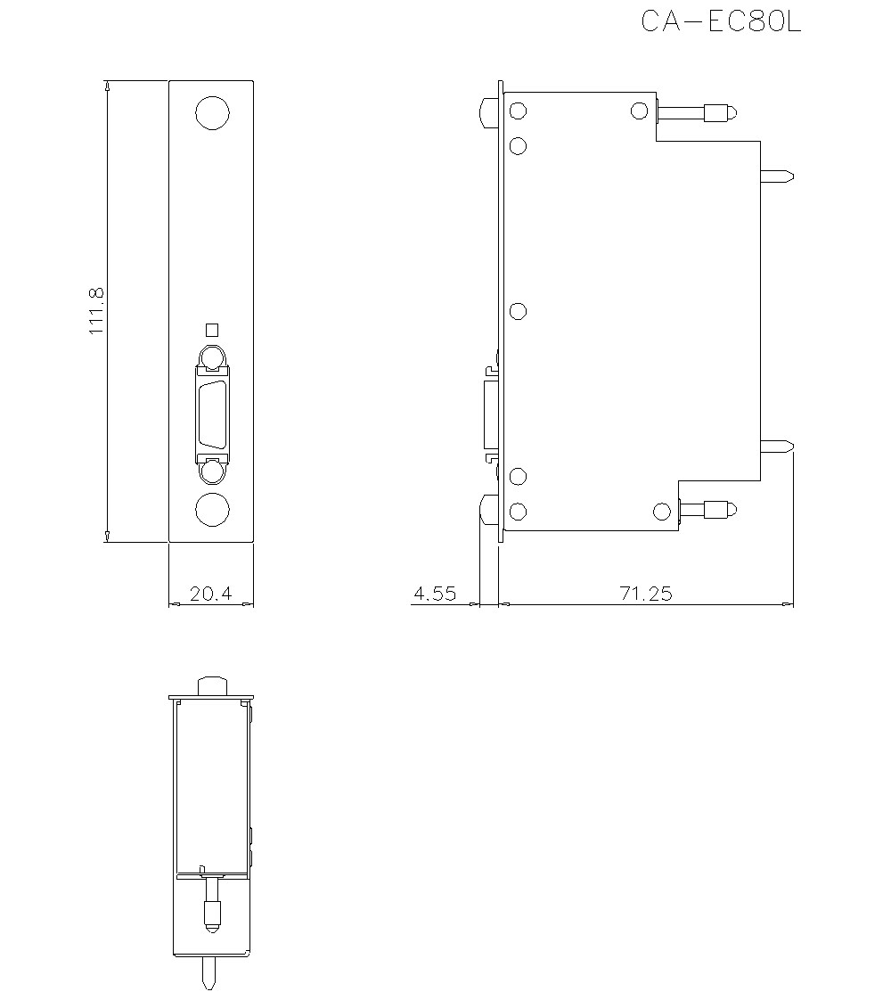 CA-EC80L Dimension