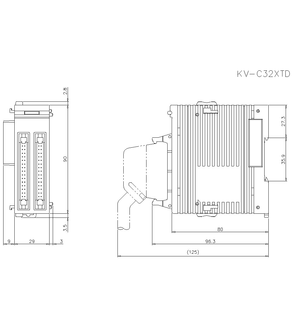 KV-C32XTD Dimension