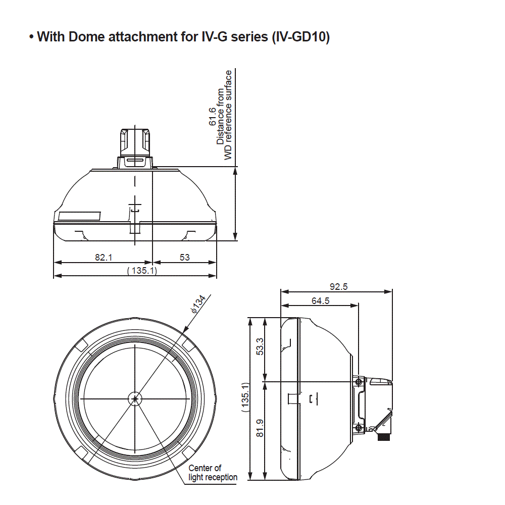 IV-G(CAMERA)/GD10 Dimension