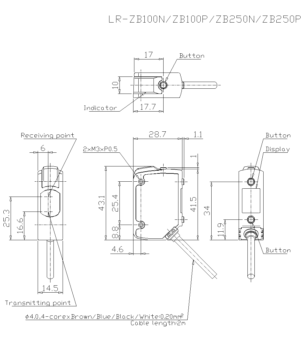 LR-ZB100N Dimension