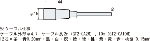GT2-CA10M Dimension