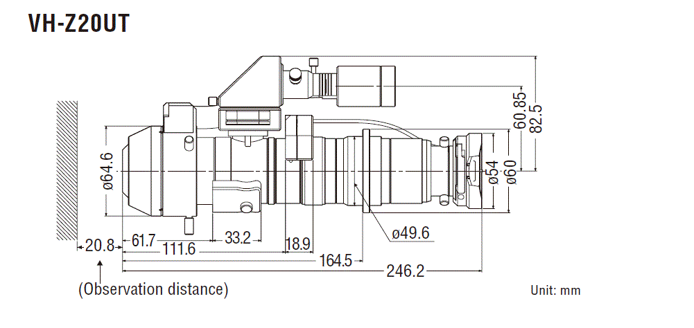 VH-Z20UT Dimension